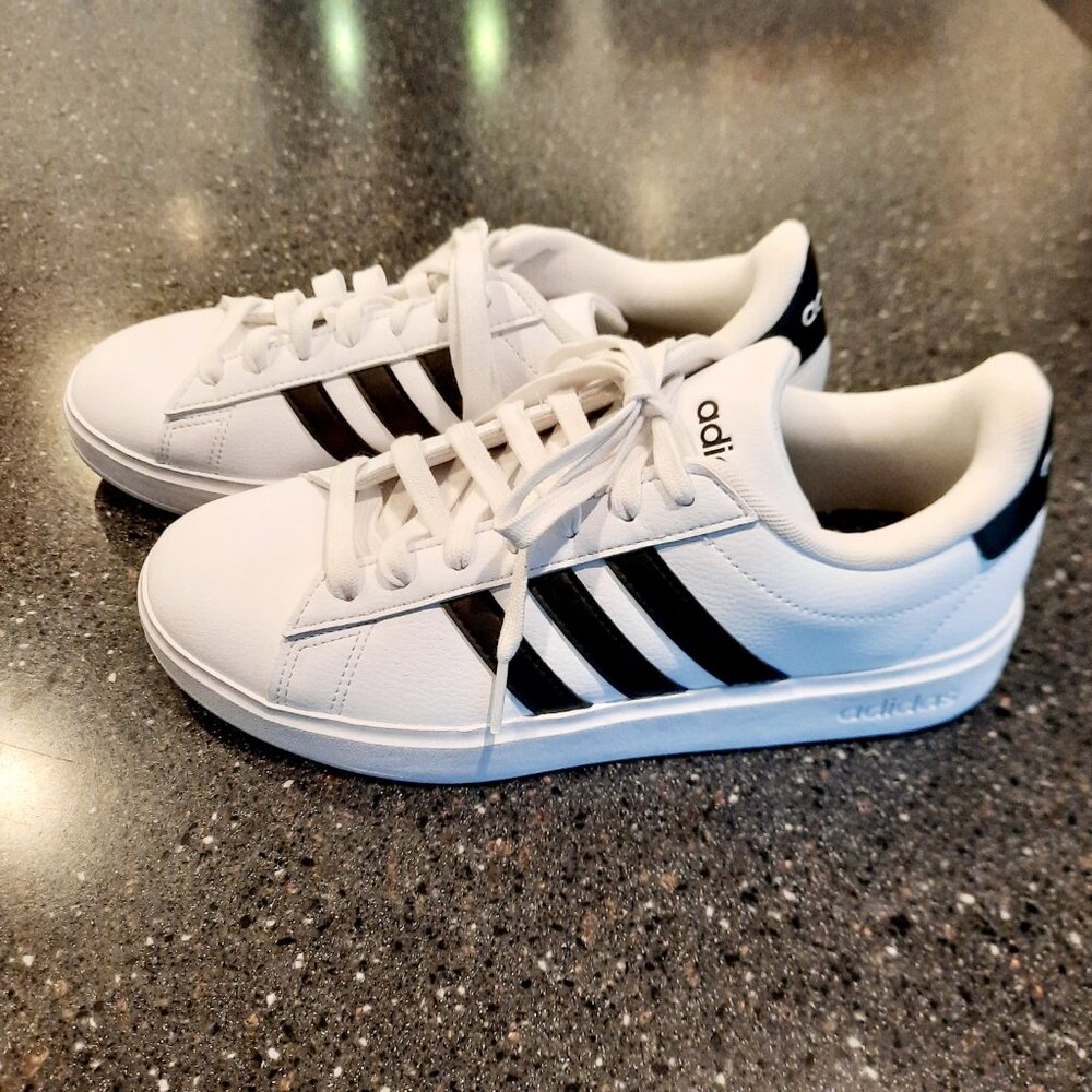 adidas White and Black Women's Sneakers